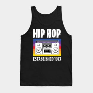 Hip Hop Established 1973 (Retro v2) T-Shirt Tank Top